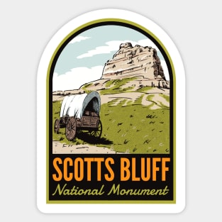 Scotts Bluff National Monument Nebraska Sticker